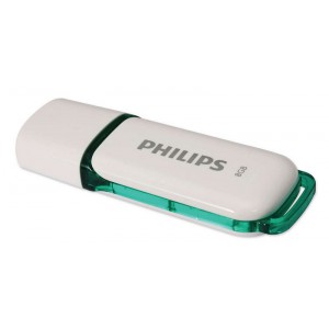 Pendrive Philips Snow  8Gb USB Flash Drive fehérzöld