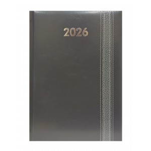 Heti agenda  SZEKSZÁRD  B5 2026  varrott REBEL grafitszürke