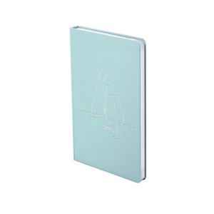 Heti agenda TOPTIMER  P012  B6 2026  PASTEL kék kutyák