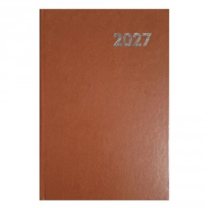 Napi agenda  SZEKSZ&Aacute;RD  B5 2027  barna