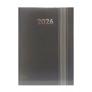 Napi agenda  SZEKSZÁRD  A5 2026  varrott REBEL grafitszürke
