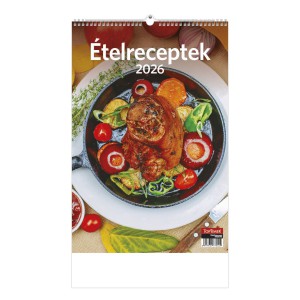 Falinaptár 22 x 33 2026  ÉTELRECEPTEK  T094-09