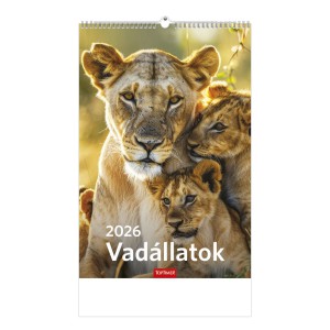 Falinaptár 22 x 33 2026  VADÁLLATOK  T094-08