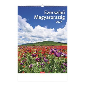 Falinapt&aacute;r 31x42 2027  EZERSZ&Iacute;NŰ MAGYARORSZ&Aacute;G  T093-07