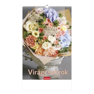Falinapt&aacute;r 22 x 33 2027  VIR&Aacute;GCSOKROK  T094-04