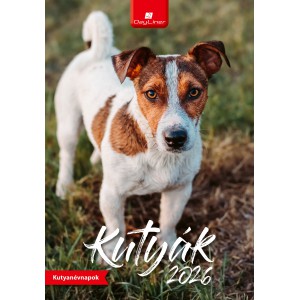 Falinaptár Day Liner 23X33 2026  KUTYÁK