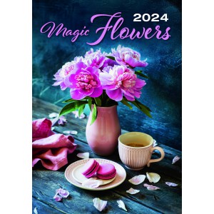 Falinaptár 31X45 2024  MAGIC FLOWERS H145