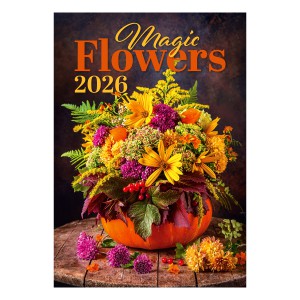 Falinaptár 31X45 2026  MAGIC FLOWERS H145