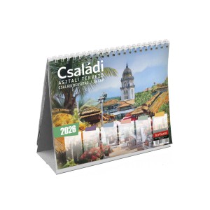 Képes asztali naptár CSALÁDI TERVEZŐ NAPTÁR 2026 T053 220x192mm