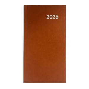 Zsebnaptár fekvő  SZEKSZÁRD 2026  HARÁNT  barnabézs