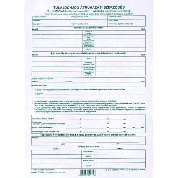 Barat Papir Webaruhaz Adasveteli Szerzodes Tulajdonjog Atruhazasi Szerzodes Arend 3 2012