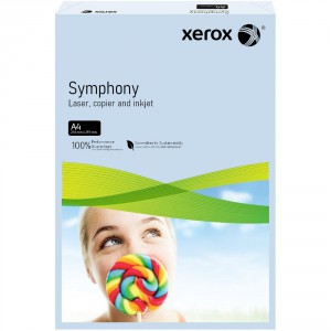 Sz.fénymásolópapír XEROX SYMPHONY A4 80g 500ívcsg pasztell kék  3R93967