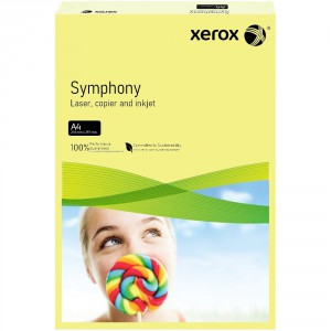 Sz.fénymásolópapír XEROX SYMPHONY A4 80g 500ívcsg pasztell sárga  3R93975