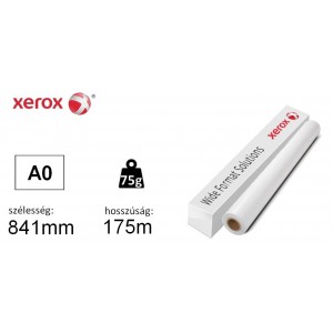 Tekercses fénymásolópapír XEROX mérnöki tekercs A0 841mmX175m 75g  496L94048