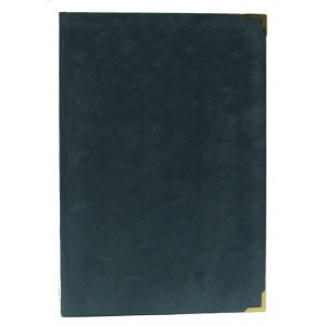 Vendégkönyv A4 plüss  kék