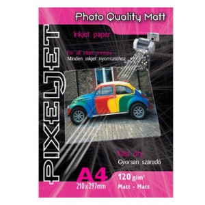 Fotópapír PIXELJET A4    120g   tintasugaras 50lap    matt
