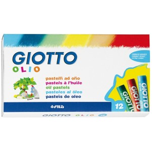 Olajpasztell 12klt  Giotto Olio 10mm vastag 5801120GIOTTO 293000