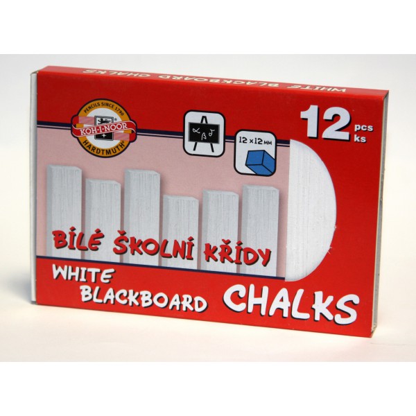 Giotto 538700 Robercolor Blackboard Chalk - White Box 10