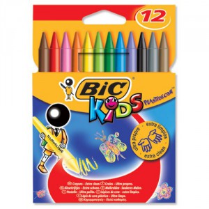 Zsírkréta 12klt  BIC KIDS  plastidecor  829770