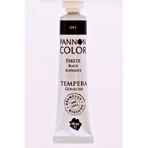 Tempera PANNONCOLOR 18ml 624   fekete