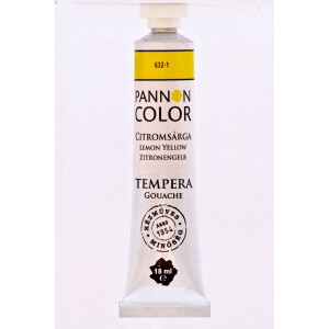 Tempera PANNONCOLOR 18ml 632   citromsárga