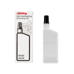 Műszaki tus Rotring 23ml  fehér   S0216550