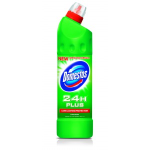 Fertőtlenítőszer DOMESTOS 750ml zöld,citrom, pink,kék