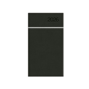 Zsebnaptár álló  TOPTIMER Y035 2026 YOUNG fekete-fehér