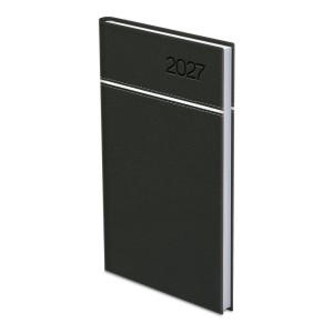 Zsebnapt&aacute;r &aacute;ll&oacute;  TOPTIMER Y035 2027 YOUNG fekete-feh&eacute;r