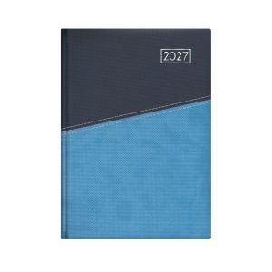 Heti agenda  TOPTIMER   D011  B5 2027  DUPLEX  s&aacute;rga lapos k&eacute;k-vil&aacute;gosk&eacute;k