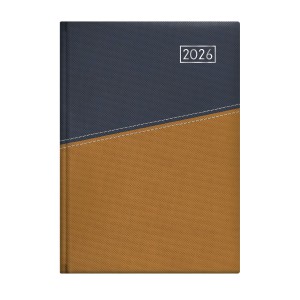 Napi agenda  TOPTIMER  D021  A5 2026 DUPLEx   sárga lapos kék-mustár