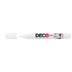 Lakkfilc ICO Deko marker  2-4mm fehér