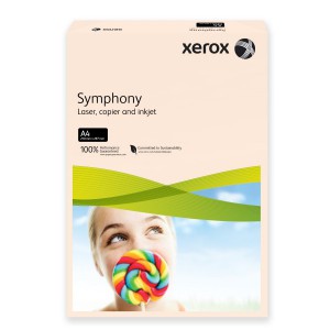 Sz.fénymásolópapír XEROX SYMPHONY A4 160g pasztell lazac  250ívcsg  3R93230