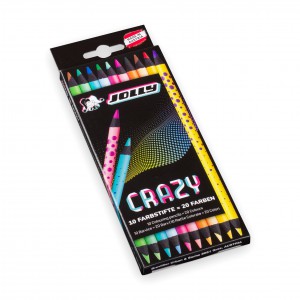 Színes ceruza 12klt JOLLY Crazy kétvégű 24 szín  3000-0528 ,0503  0492