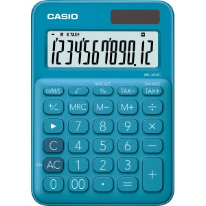 Számológép asztali CASIO MS-20UCBU kék  12dig