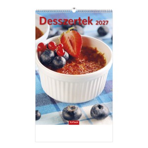Falinapt&aacute;r 22 x 33 2027  DESSZERTEK   T094-14