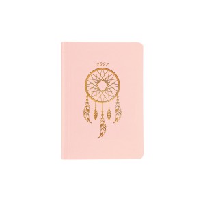 Heti agenda TOPTIMER  P012  B6 2027  PASTEL r&oacute;zsasz&iacute;n &aacute;lomfog&oacute;