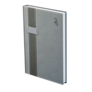 Napi agenda TOPTIMER  V021  A5 2026 VARIO szürke-sötétszürke