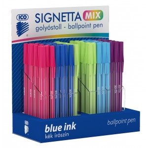 Golyóstoll SIGNETTA 0,7mm neon színek   MIX DP120G