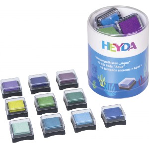 Bélyegzőpárna HEYDA 10 féle szín Víz  204888472