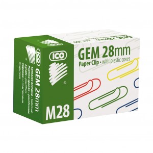 Gémkapocs ICO M28-100 színes (28mm)