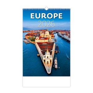 Falinaptár  31,5x45 2026  EUROPE Európa  H123