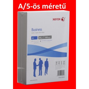 Fénymásolópapír XEROX BUSINESS A5  80g 500ívcsg