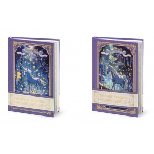 Napl&oacute; ARGUS 12,8x18,8cm Unicornis k&eacute;k 128 oldalas vonalas 1421-0003,0004