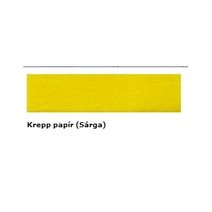 Krepp papír BRILLANT  0,5x2m 30 kanári sárga