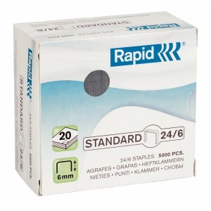 Tűzőkapocs RAPID Standard 246 5000db-os 24859800