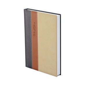 Heti agenda TOPTIMER   F011  B5 2026  FASHION  antracit-barna-bézs