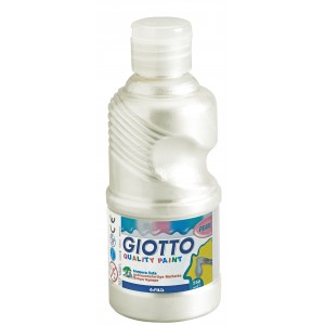 Tempera GIOTTO 250ml gyöngyházfényű fehér 5313 01