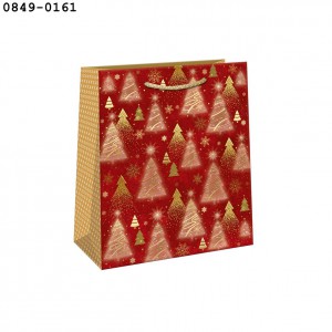 Dísztasak ARGUS 20x24x10,5 T4 Exclusive Lux karácsonyi vegyes  0849