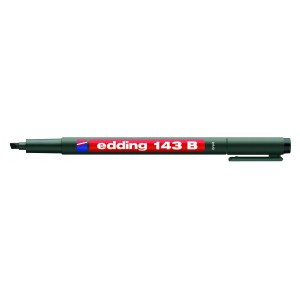 Edding 143B vágott végű 1-3mm Fekete, kék, piros, zöld